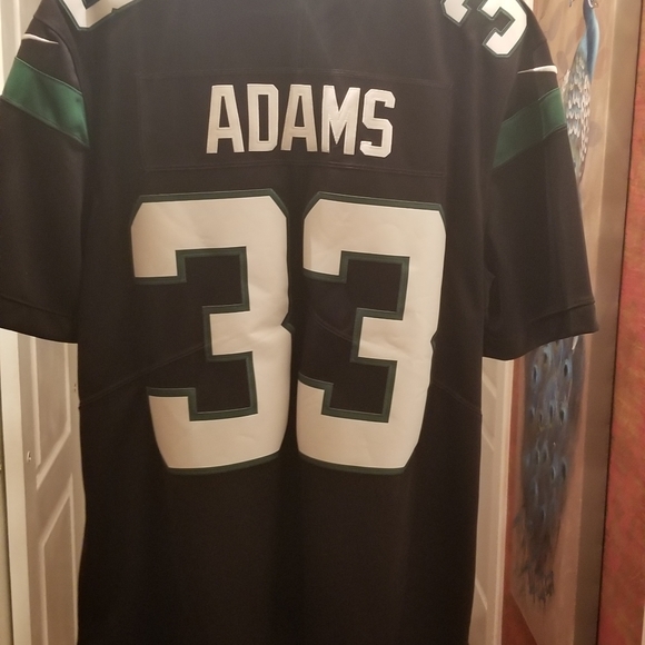 Nike Black New York Jets Jamal Adams Jersey, new without tags - Picture 2 of 2
